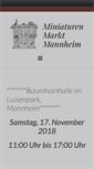 Mobile Screenshot of miniaturen-markt-mannheim.de